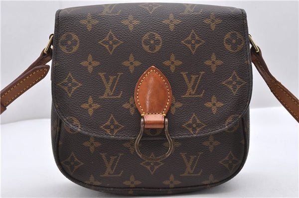 Auth Louis Vuitton Monogram Saint Cloud MM Shoulder Cross Bag M51243 LV 9918C