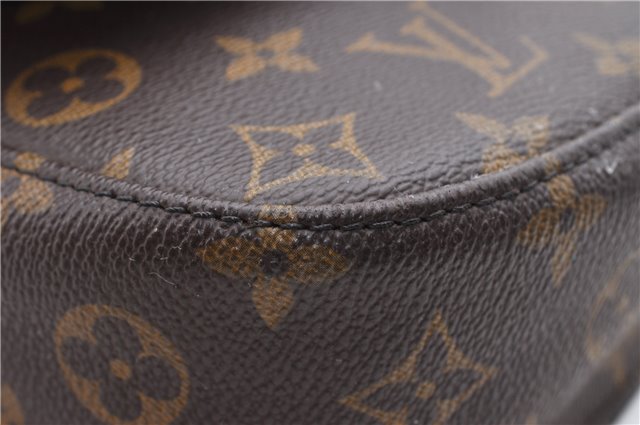 Auth Louis Vuitton Monogram Saint Cloud MM Shoulder Cross Bag M51243 LV 9918C