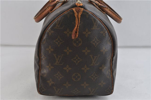 Authentic Louis Vuitton Monogram Speedy 30 Hand Bag Purse M41526 LV 9919C