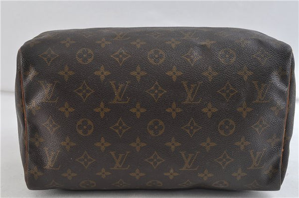 Authentic Louis Vuitton Monogram Speedy 30 Hand Bag Purse M41526 LV 9919C