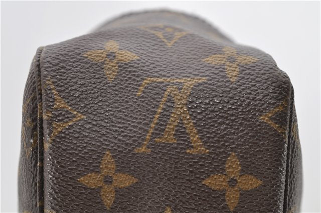 Auth Louis Vuitton Monogram Trousse Toilette 28 Clutch Hand Bag M47522 LV 9920C