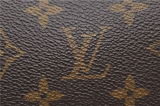 Auth Louis Vuitton Monogram Trousse Toilette 28 Clutch Hand Bag M47522 LV 9920C