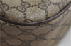 Auth GUCCI Web Sherry Line Shoulder Cross Body Bag GG PVC Leather Brown 9922C