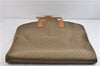 Authentic GUCCI 2Way Garment Case GG Canvas Leather Light Green 9924C