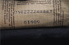 Authentic GUCCI Sherry Line Hand Boston Bag GG PVC Leather Navy Blue 9925C