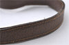 Authentic GUCCI Shoulder Bag Purse GG PVC Leather 0011156179 Brown 9927C