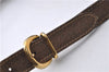 Authentic GUCCI Shoulder Bag Purse GG PVC Leather 0011156179 Brown 9927C