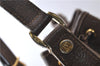 Authentic GUCCI Shoulder Bag Purse GG PVC Leather 0011156179 Brown 9927C