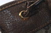 Authentic GUCCI Shoulder Bag Purse GG PVC Leather 0011156179 Brown 9927C