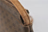 Authentic GUCCI Micro GG PVC Leather Shoulder Cross Body Bag Purse Brown 9931C