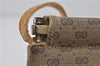 Authentic GUCCI Micro GG PVC Leather Shoulder Cross Body Bag Purse Brown 9931C