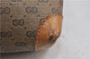 Authentic GUCCI Micro GG PVC Leather Shoulder Cross Body Bag Purse Brown 9931C