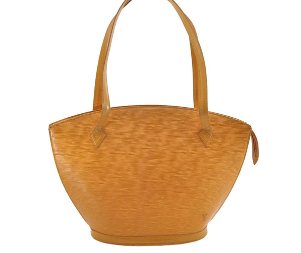 Auth Louis Vuitton Epi Saint Jacques Shopping Shoulder Bag M52269 Yellow 9933D