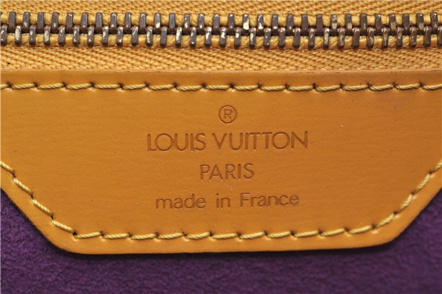 Auth Louis Vuitton Epi Saint Jacques Shopping Shoulder Bag M52269 Yellow 9933D