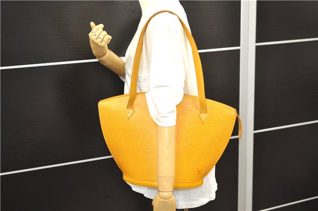 Auth Louis Vuitton Epi Saint Jacques Shopping Shoulder Bag M52269 Yellow 9933D