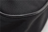 Authentic GUCCI Vintage Bamboo 2Way Shoulder Tote Bag Nylon Leather Black 9936F