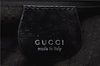 Authentic GUCCI Vintage Bamboo 2Way Shoulder Tote Bag Nylon Leather Black 9936F