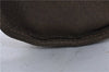 Authentic GUCCI Web Sherry Line Clutch Hand Bag Purse GG PVC Leather Brown 9937C