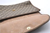 Authentic GUCCI Web Sherry Line Clutch Hand Bag Purse GG PVC Leather Brown 9937C