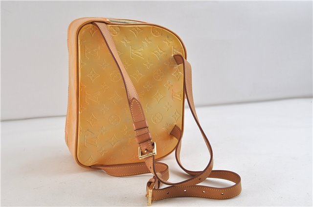 Authentic Louis Vuitton Vernis Murray Backpack Yellow M91038 LV 9938C