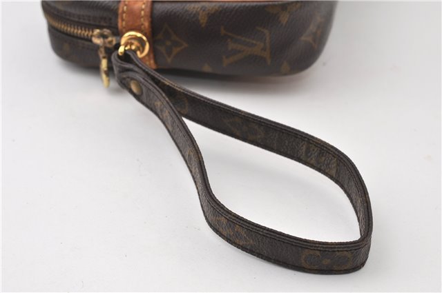Authentic Louis Vuitton Monogram Marly Dragonne GM M51825 Clutch Hand Bag 9938F