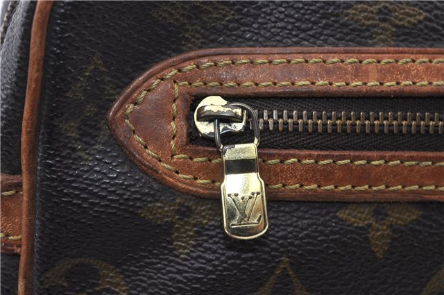 Authentic Louis Vuitton Monogram Marly Dragonne GM M51825 Clutch Hand Bag 9938F