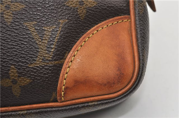 Authentic Louis Vuitton Monogram Marly Dragonne GM M51825 Clutch Hand Bag 9938F