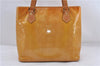 Authentic Louis Vuitton Vernis Houston Shoulder Hand Bag Yellow M91004 LV 9940C