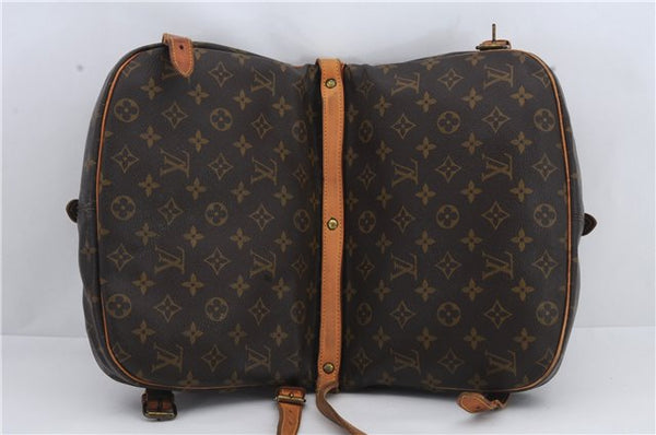 Auth Louis Vuitton Monogram Saumur 30 Shoulder Cross Body Bag M42256 LV 9942C