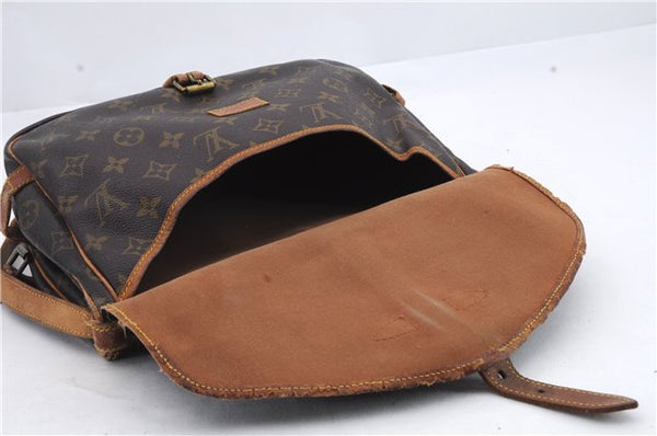 Auth Louis Vuitton Monogram Saumur 30 Shoulder Cross Body Bag M42256 LV 9942C