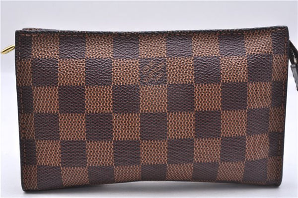 Authentic Louis Vuitton Damier Marais Bucket Pouch Purse Clutch LV 9943E