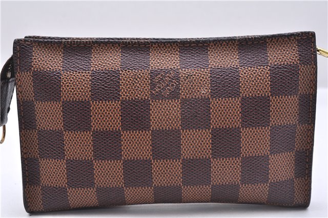 Authentic Louis Vuitton Damier Marais Bucket Pouch Purse Clutch LV 9943E