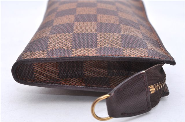 Authentic Louis Vuitton Damier Marais Bucket Pouch Purse Clutch LV 9943E