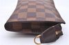 Authentic Louis Vuitton Damier Marais Bucket Pouch Purse Clutch LV 9943E