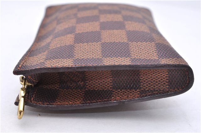 Authentic Louis Vuitton Damier Marais Bucket Pouch Purse Clutch LV 9943E