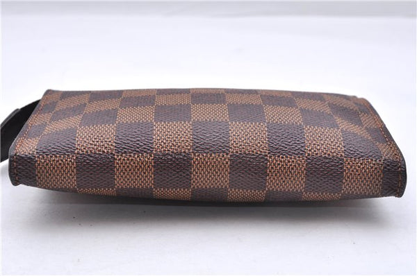 Authentic Louis Vuitton Damier Marais Bucket Pouch Purse Clutch LV 9943E