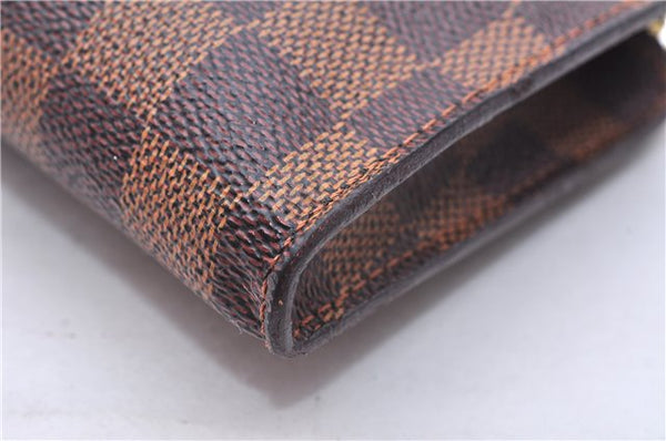 Authentic Louis Vuitton Damier Marais Bucket Pouch Purse Clutch LV 9943E