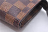 Authentic Louis Vuitton Damier Marais Bucket Pouch Purse Clutch LV 9943E