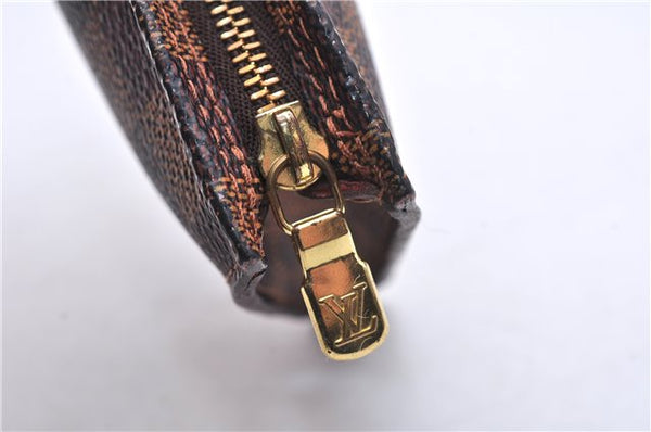 Authentic Louis Vuitton Damier Marais Bucket Pouch Purse Clutch LV 9943E