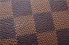 Authentic Louis Vuitton Damier Marais Bucket Pouch Purse Clutch LV 9943E