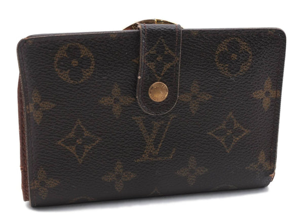 Auth LOUIS VUITTON Monogram Porte Monnaie Billets Viennois M61663 Wallet 9944B