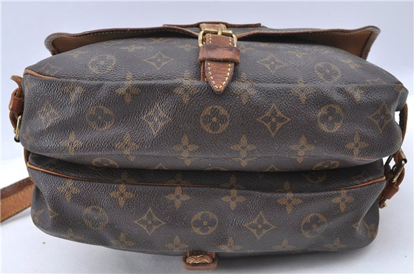 Auth LOUIS VUITTON Monogram Saumur 30 Shoulder Cross Body Bag M42256 Junk 9946A