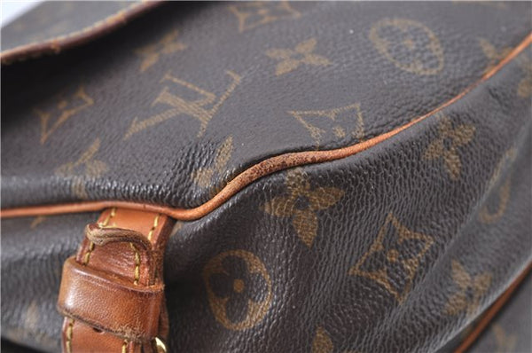 Auth LOUIS VUITTON Monogram Saumur 30 Shoulder Cross Body Bag M42256 Junk 9946A