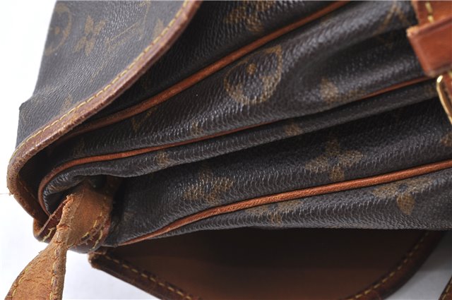 Auth LOUIS VUITTON Monogram Saumur 30 Shoulder Cross Body Bag M42256 Junk 9946A