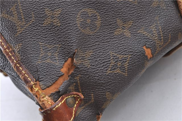 Auth LOUIS VUITTON Monogram Saumur 30 Shoulder Cross Body Bag M42256 Junk 9946A
