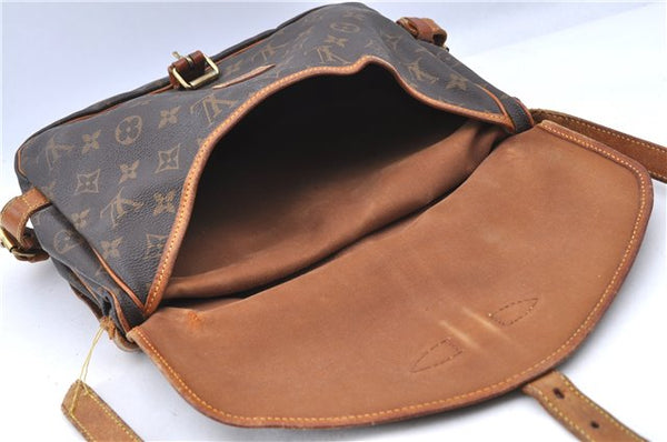 Auth LOUIS VUITTON Monogram Saumur 30 Shoulder Cross Body Bag M42256 Junk 9946A