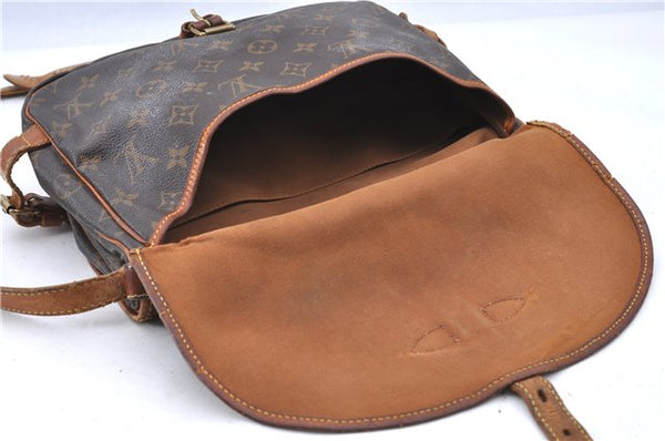 Auth LOUIS VUITTON Monogram Saumur 30 Shoulder Cross Body Bag M42256 Junk 9946A