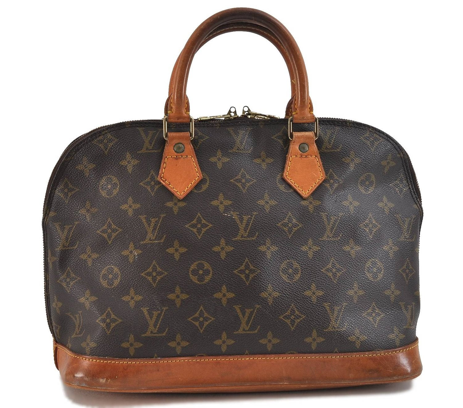 Authentic Louis Vuitton Monogram Alma Hand Bag M51130 LV 9946C