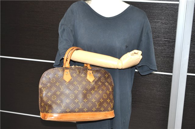 Authentic Louis Vuitton Monogram Alma Hand Bag M51130 LV 9946C