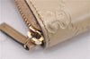 Authentic GUCCI Guccissima Leather Round Zip Long Wallet Purse 388680 Gold 9947E